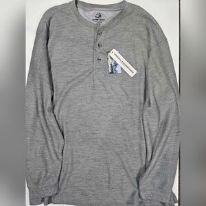 Alpine Lakes Thermal Shirt Mens XXL Long Sleeve Ultra Soft Winter 1/4 Button Top